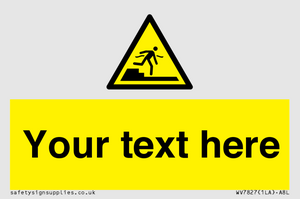 Custom warning Submerged step or steps